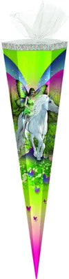Produktbild von Schultüte / Zuckertüte / 85cm / eckig / "Traumelfe"