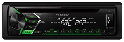Produktbild von Pioneer DEH-1900UBG, Schwarz, 1 DIN, CD, CD-R, CD-RW, Android 4.1, Android 4.2, Android 4.3, Android 4.4, Android 5.0, Android 5.1, Drehregler, FLAC, MP3, WAV, WMA