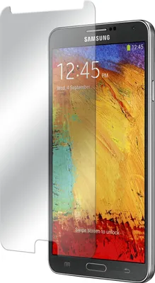 Produktbild von 3er-Pack PhoneNatic Glas-Folie klar  kompatibel mit Samsung Galaxy Note 3 - Panzerglas für Galaxy Note 3