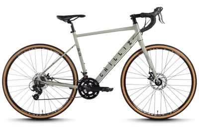 Produktbild von CHILLIZ Gravelbike Gravel 28 Zoll GL.01 grau Rahmenhöhe 57 cm Damen Herren 14 Gänge mech. Scheibenbremse