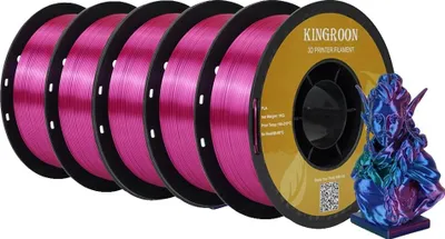 Zdjęcie produktu dla filament do drukarek 3D, Silk PLA, wszechstronna kompatybilność, 5 kg Silk RGB
