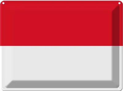 Produktbild von vianmo Blechschild 30x40 cm Monacos Monaco Flagge Fahne Wappen