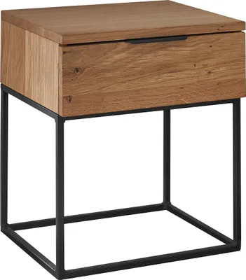 Zdjęcie produktu dla Nachtkommode >Seppo< in Nadelholz massiv, Massivholz - 45x52x40cm (BxHxT)