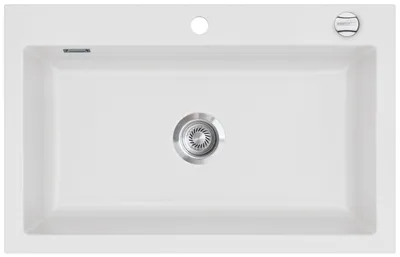 Produktbild von Spüle KeraDomo MERA 80 in SATIN mit Excenterbedienung
