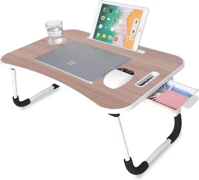 Produktbild von Famanu Klapptisch Multifunktional - Nussbaum mit Schublade