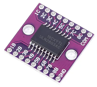 Productafbeelding van 2 stuks Darlington Transistor Module 50 V 500mA met I2C Interface