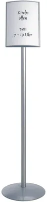 Produktbild von Bodenständer Mono 297x213 Aluminium