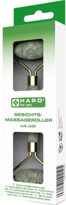 Produktbild von HARO Gesichts-Massageroller aus Jade grün