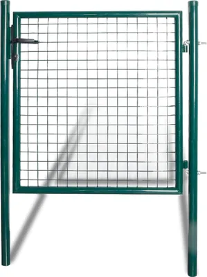 Produktbild von vidaXL Zauntor Pulverbeschichteter Stahl