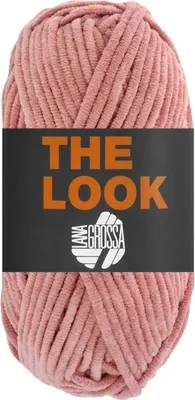 Produktbild von Lana Grossa THE LOOK 100 g samtig weiches und stabiles Chenillegarn 120 m, Farbe:004 - Altrosa