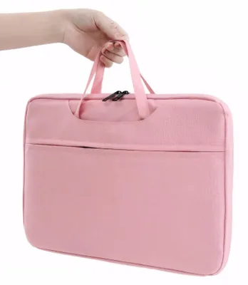 Obrázek produktu pro Pouzdro na notebook – vodotěsné a nárazuvzdorné – 15,6 palců – růžové