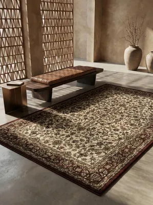Teppich Kurzflor Boho Ornament Polypropylen Gewebt_Läufer_#sku_BARKKASHMIR801502604CREAM-BARKKASHMIR1201702604CREAM-BARKKASHMIR1602302604CREAM-BARKKASHMIR2002902604CREAM-BARKKASHMIR2403402604CREAM-BARKKASHMIR3004002604CREAM#