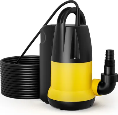 Produktbild von Schmutzwasserpumpe 12500l/h, 750W, max. Förderhöhe 8,5m, Fremdkörper bis Ø5mm