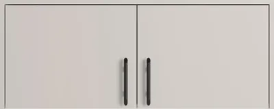 Produktbild von Furniture24 Aufsatz Smart SRN3 - Kaschmir, 100x40x56 cm, modern, mit Flügeltüren, pflegeleicht, ideal für Schlafzimmer und Vorzimmer