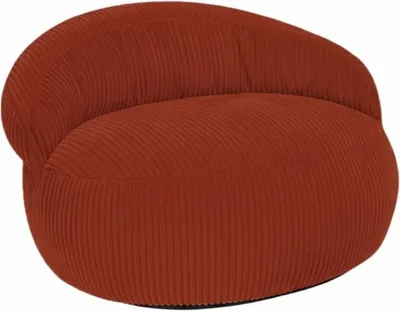 Produktbild von Sitzsack XXL mit abnehmbarem Cordbezug BANANAIR 110x100 cm rot