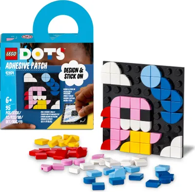 Produktbild von LEGO 41954 DOTS Kreativ-Aufkleber, Bastelset für personalisierte Mosaike
