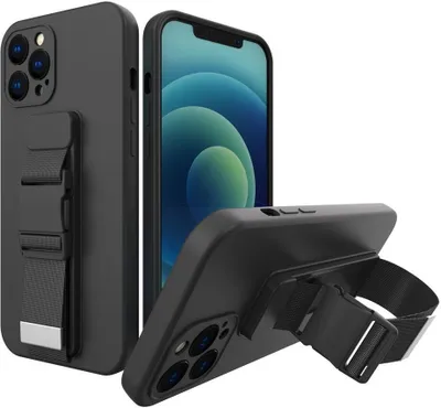 Zdjęcie produktu dla Hurtel Rope case, Etui na ramię, Apple, iPhone 13 Pro, 15,5 cm (6.1"), Czarny