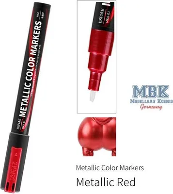 Productafbeelding van DSPIAE DSP-MKA-01 DSPIAE Super Metallic Kleurpotloden - Rood