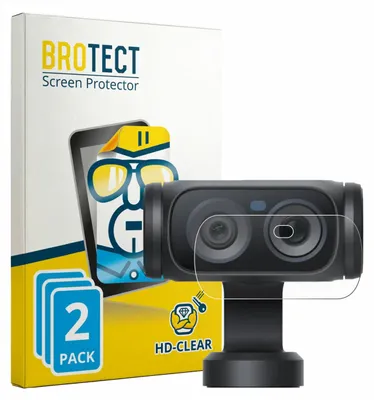Produktbild von 2x Für Insta360 Luna Ultra (Linse) Schutzfolie BROTECT Displayschutz Display Schutz Folie Klar Transparent