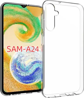 Produktbild von Mobigear Basics Durchsichtig  Samsung Galaxy A24 Hülle Flexibles TPU Backcover - Transparent