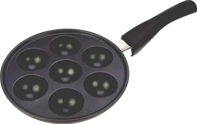 Produktbild von osoltus "Augenpfanne Pförtchenpfanne  Ochsenauge Krapfenpfanne 7 Loch Induktion"