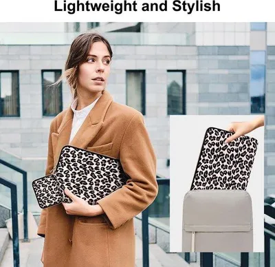 Immagine prodotto di Borsa per laptop impermeabile, capiente, espandibile, per uomo e donna, per lavoro e viaggi, 13-13,3 pollici