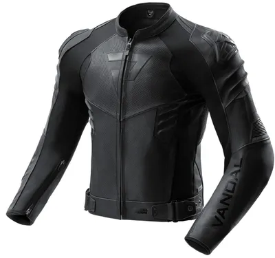 Produktbild von Rebelhorn Vandal 2 Motorrad Lederjacke, schwarz, 52