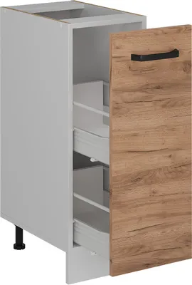 Produktbild von Apothekerschrank Vicco R-Line Goldkraft Eiche 30 cm ohne Arbeitsplatte, Model 52276