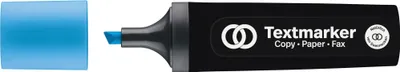 Produktbild von Textmarker oeco No. 10 3125 2-5mm blau Packung mit 10 Stück