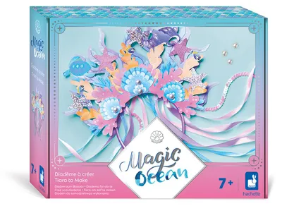 Produktbild von Janod Magic Ocean - Bastelset Tiara für Kinder - Meerjungfrau Thema