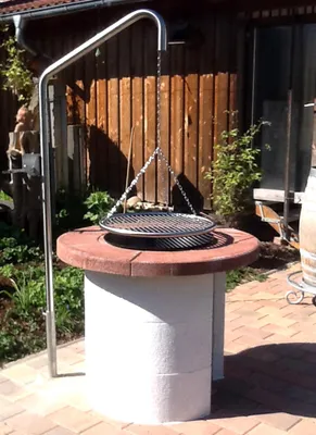 Produktbild von Libatherm Edelstahl-Schwenker Grillgalgen 50 cm Ausleger Schwenkgrill