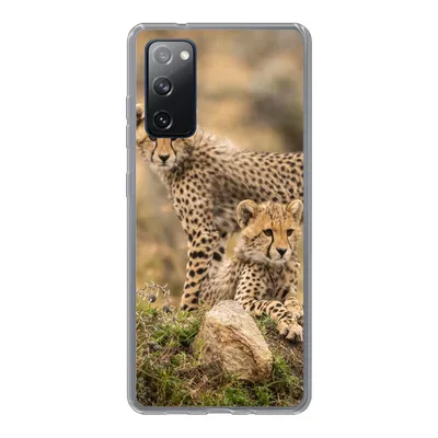 Produktbild von MuchoWow® Handyhülle Schutzhülle Hülle für Samsung Galaxy S20 FE Leopard - Jungtier - Natur Silikon Softcase Handy Hülle - Abdeckung
