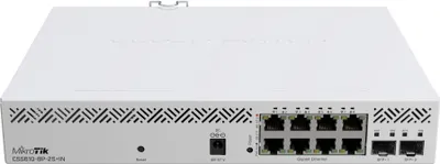 Immagine prodotto di MIKROTIK Mikrotik CSS610-8P-2S+IN switch di rete gestito Gigabit Ethernet (10/100/1000) Power over Ethernet (PoE) Bianco