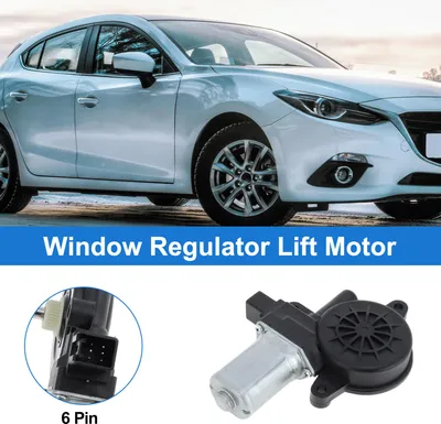 Image de Moteur De Lève-Vitre Avant Gauche Pour Mazda 2 2011-2014 Hayon Avant Gauche No.742805/D6515958Xa 6 Broches Moteur De Lève-Vitre De Voiture