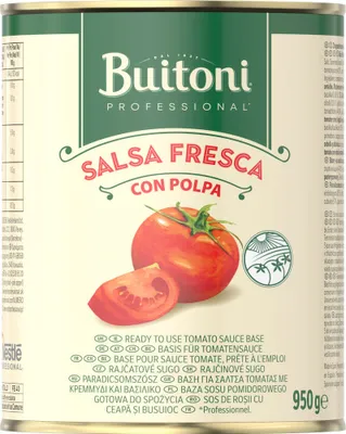 Produktbild von Buitoni Salsa Fresca Con Polpa Basis für Tomatensauce Dose 950g