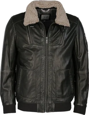 Produktbild von JCC Lederjacke 3102245 Herren vintage black 58