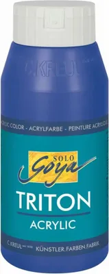 Obrázek produktu pro KREUL 17019 KREUL Akrylová barva Triton Acrylic Liquid, ultramarínová, 750 ml
