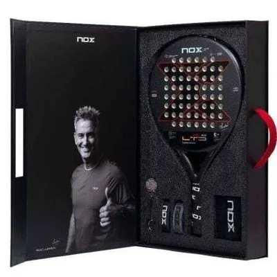 Zdjęcie produktu dla NoxSport ML10 Pro Cup LTD 2023 Padel Racket Pack (Miguel Lamperti)/ Zawiera 5 akcesoriów