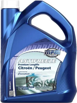 Produktbild von MPM Premium Longlife Citroën/Peugeot Kühlmittel Kühlerfrostschutz 5L Blau Antifreeze Konzentrat