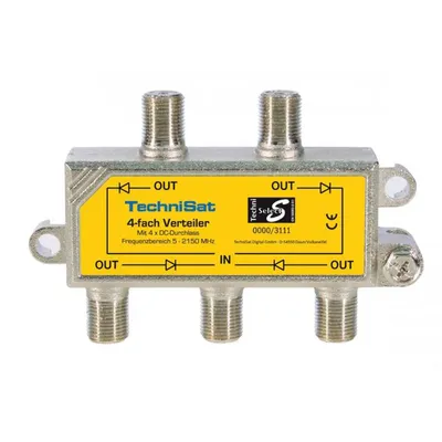 Produktbild von TechniSat 0000/3111, Silber, 85 mm, 22 mm, 53 mm, 850 x 220 x 530 mm, 100 g