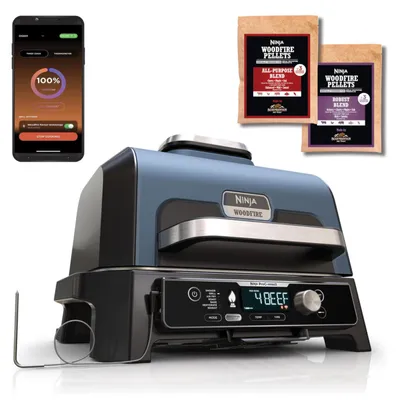 Image de Ninja Barbecue Électrique Et Fumoir Woodfire Pro Connect XL OG901EU