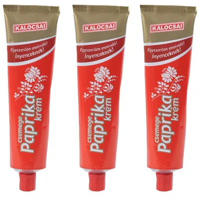 Produktbild von Kalocsai Paprikacreme Mild 3er Pack (3x160g) Tube – Original Ungarische