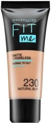 Image de Maybelline Foundation Matte + Poreless 230 Natural Buff maquillage liquide pour un teint unifié et éclatant 30 ml