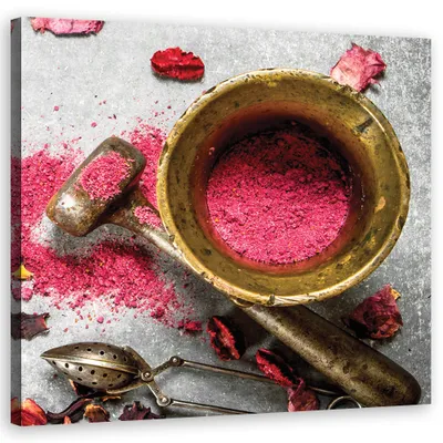 Produktbild von Leinwandbild für die Küche rosa 40x40 Feeby Rosa bild für die wand bereit zum aufhängen