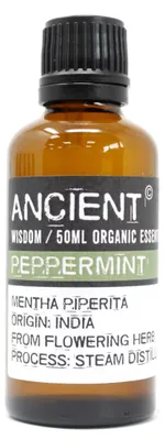 Productafbeelding van Pepermunt essentiële olie, biologisch, 50 ml