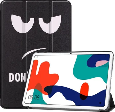 Produktbild von Huawei MatePad 10.4 Hülle - Tri-Fold Ständer Klapphülle - Don't Touch