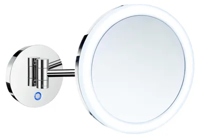 Produktbild von Smedbo OUTLINE Kosmetikspiegel mit LED, Chrom poliert, Vergrösserung 7-fach FK486H