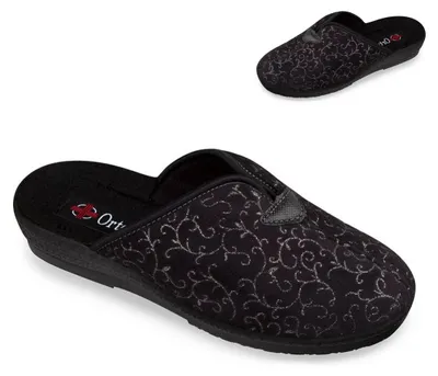 Obrázok produktu pre Dámske čierne papuče MJARTAN 627 C141