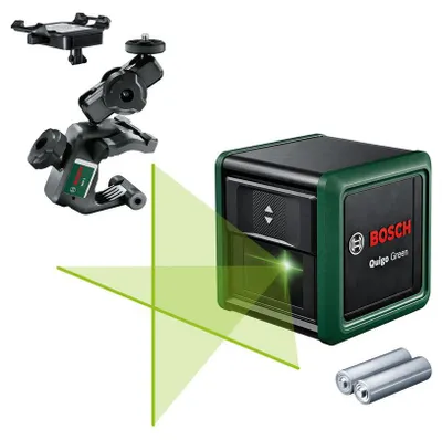 Produktbild von Kreuzlinienlaser Quigo green Arbeitsber. 12m Laserkl.2 1/4Zoll m.Batterien BOSCH