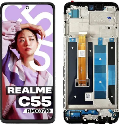 Zdjęcie produktu dla Oryginalny wyświetlacz + ekran dotykowy do ramki Realme C55 RMX3710